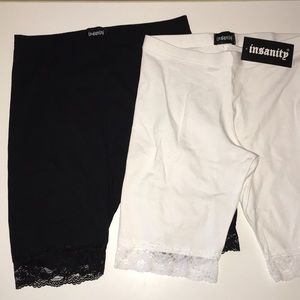 ModCloth Lace trim shorts